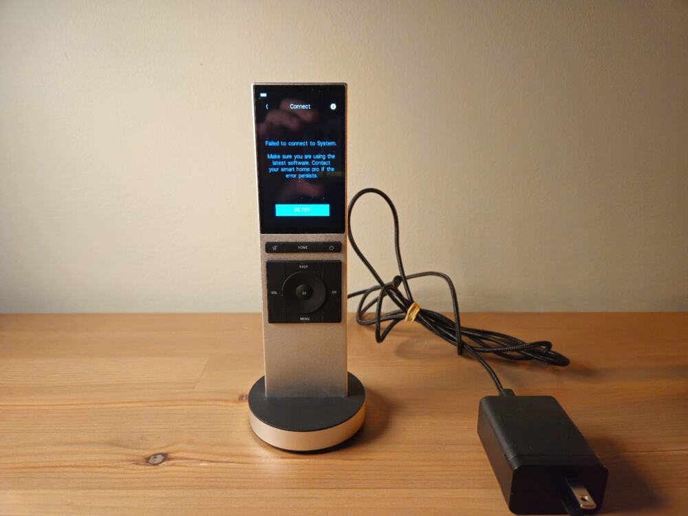 Control 4 Neeo Smart Remote WiFi Bluetooth, Silver, NE-RMT-BL